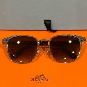 Chrome Hearts Black and Silver Sunglasses